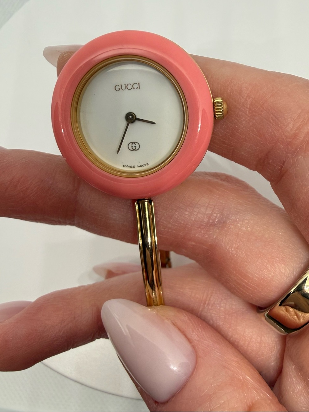 Gucci 1100-L Bezel Watch with 2 Bezels